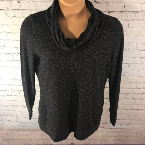 Lou & Grey Sweaters - Lou & Grey Speckled Cowl Neck Pullover Sweater L